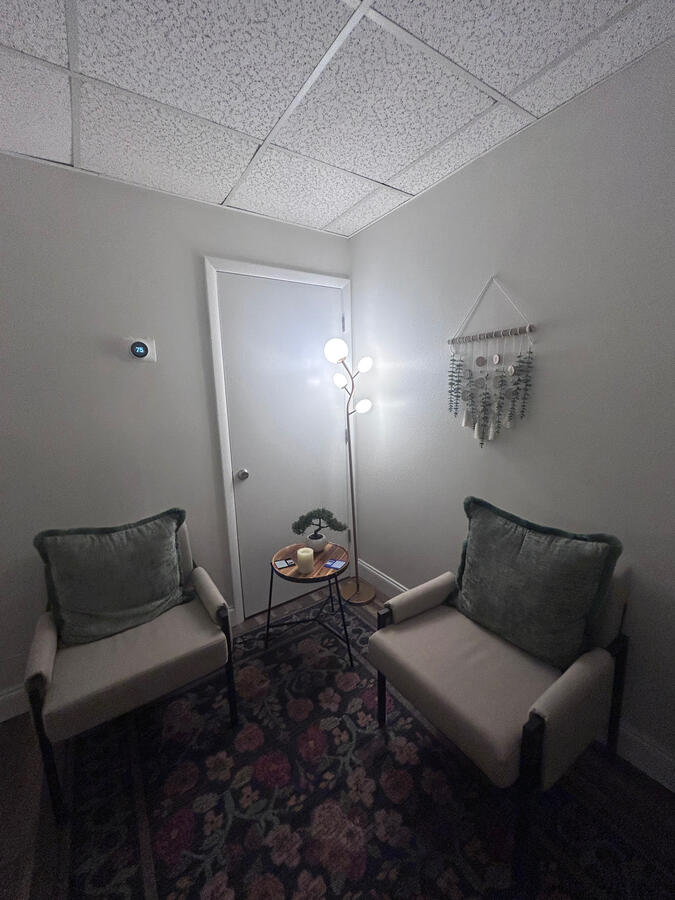 The waiting area